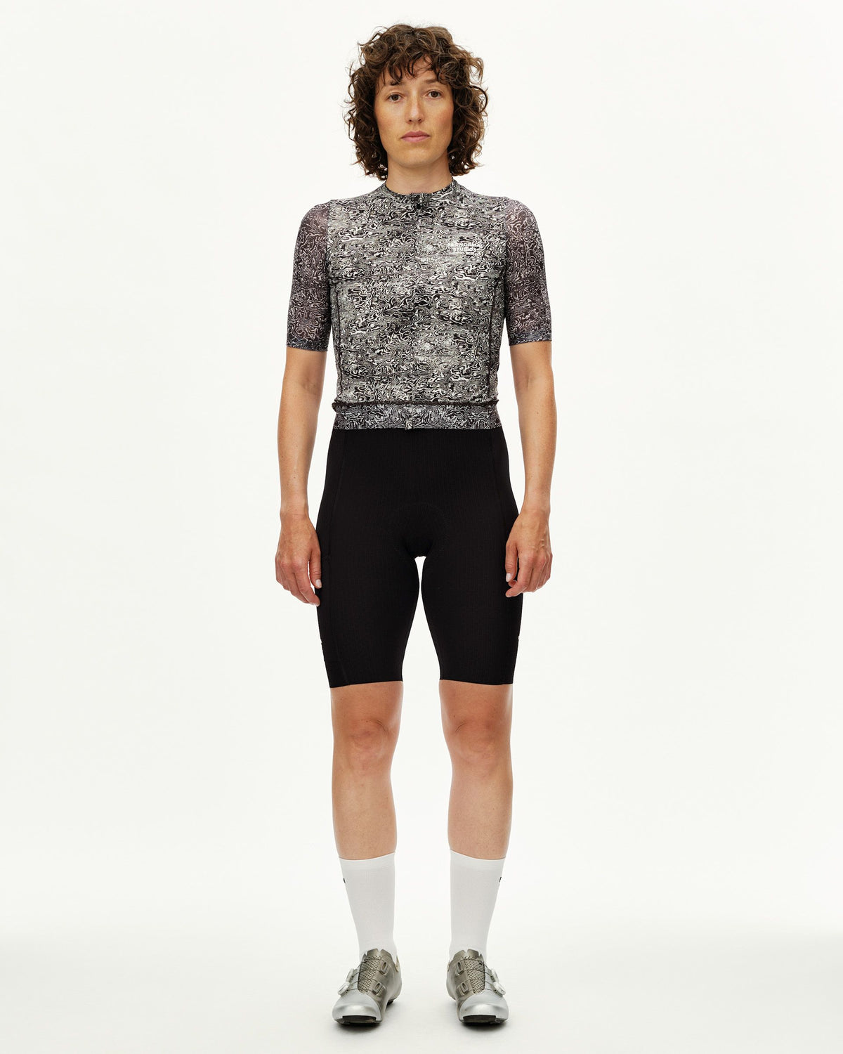 Women's Essential Light Jersey - AOP Grain Off White