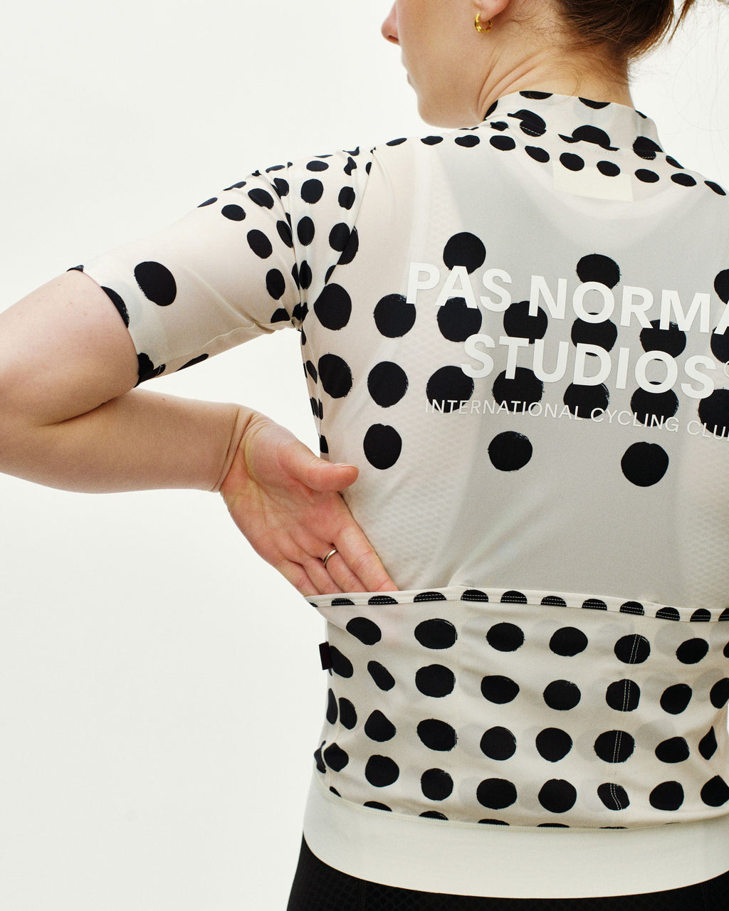 Women's Essential Jersey - Dot Off White