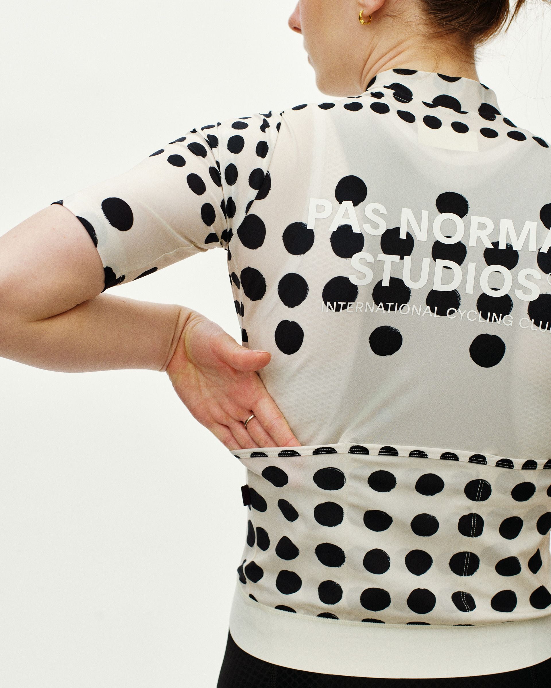 Women's Essential Jersey - Dot Off White