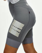Women's Mechanism Logo Bibs - Medium Grey