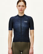 Women's Mechanism Jersey - AOP Indigo