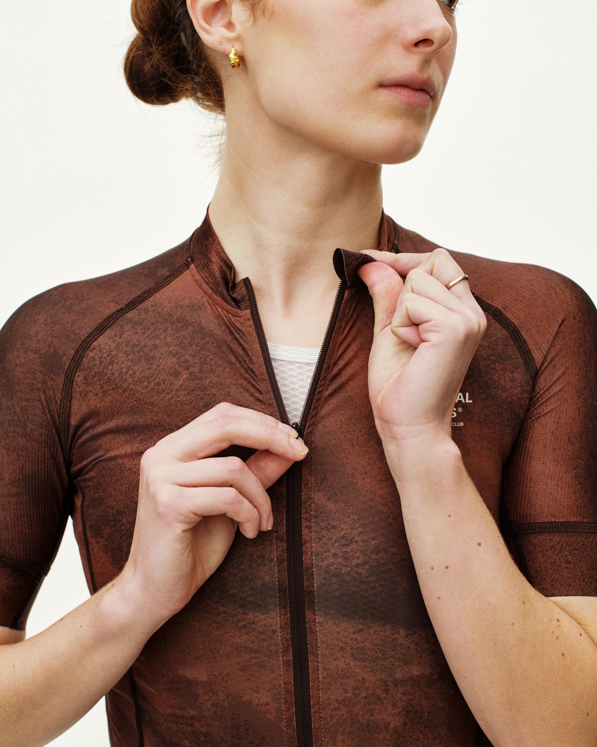 Women's Mechanism Jersey - AOP Light brown