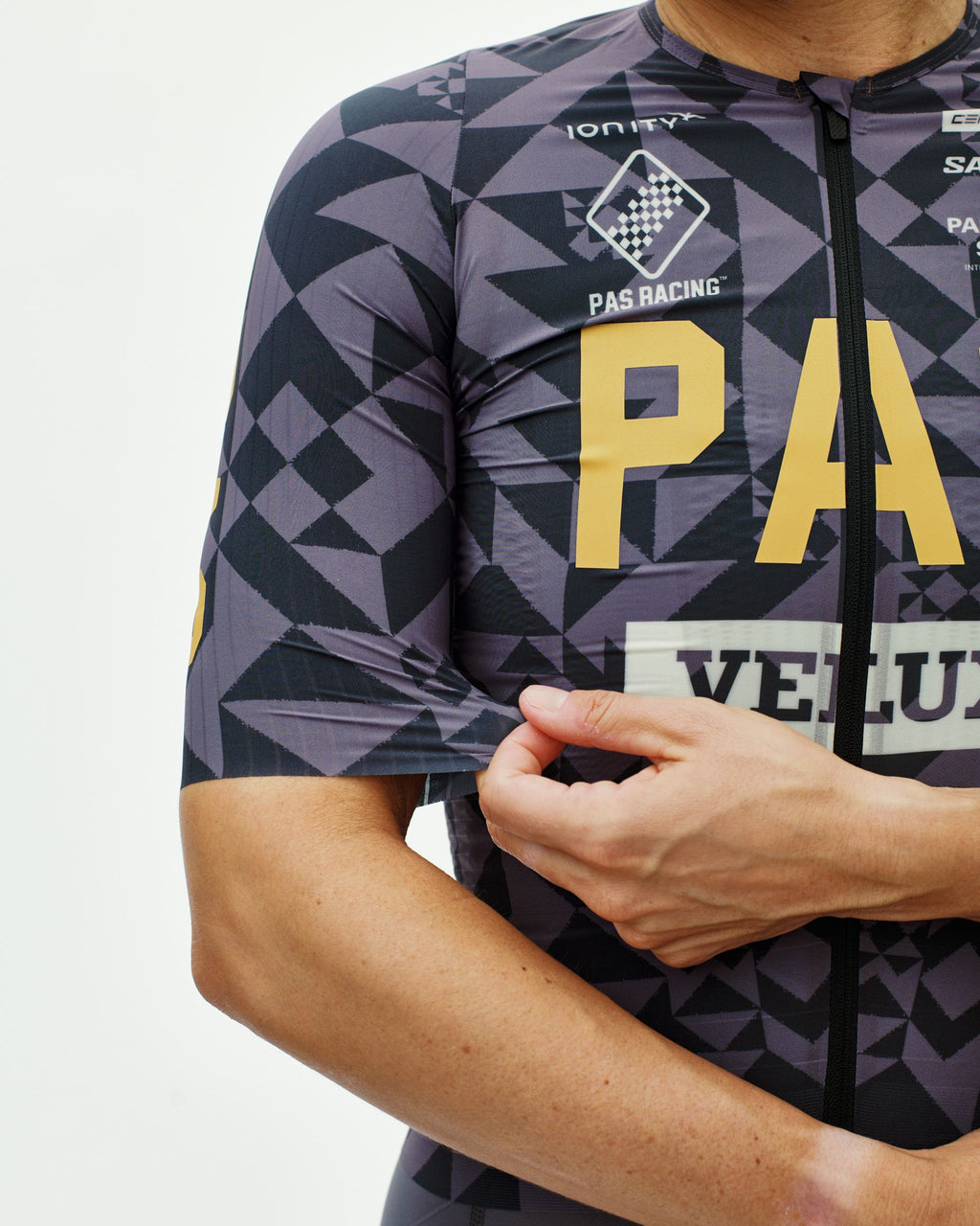 Women's PAS Racing Mechanism Pro Jersey - AOP Origami Grey