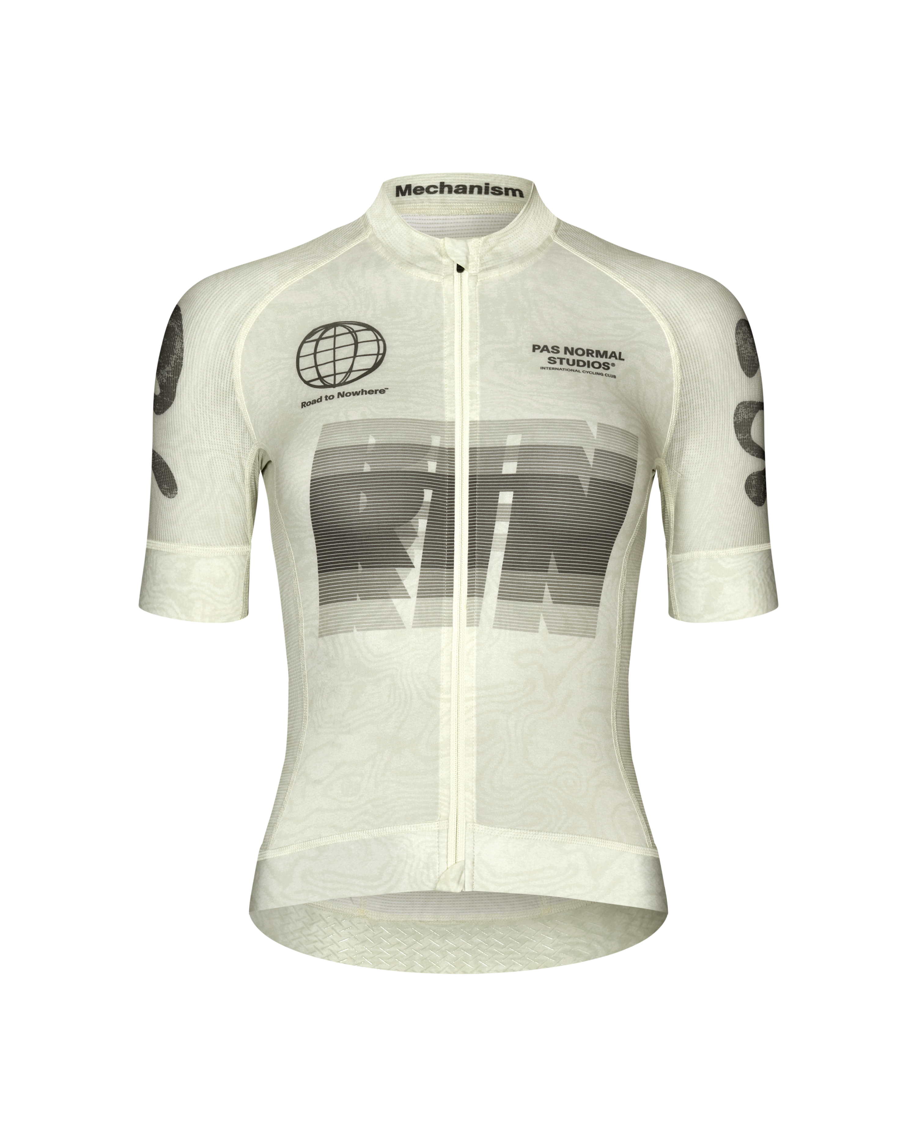 Women's Mechanism Logo Jersey - AOP RTN Off White