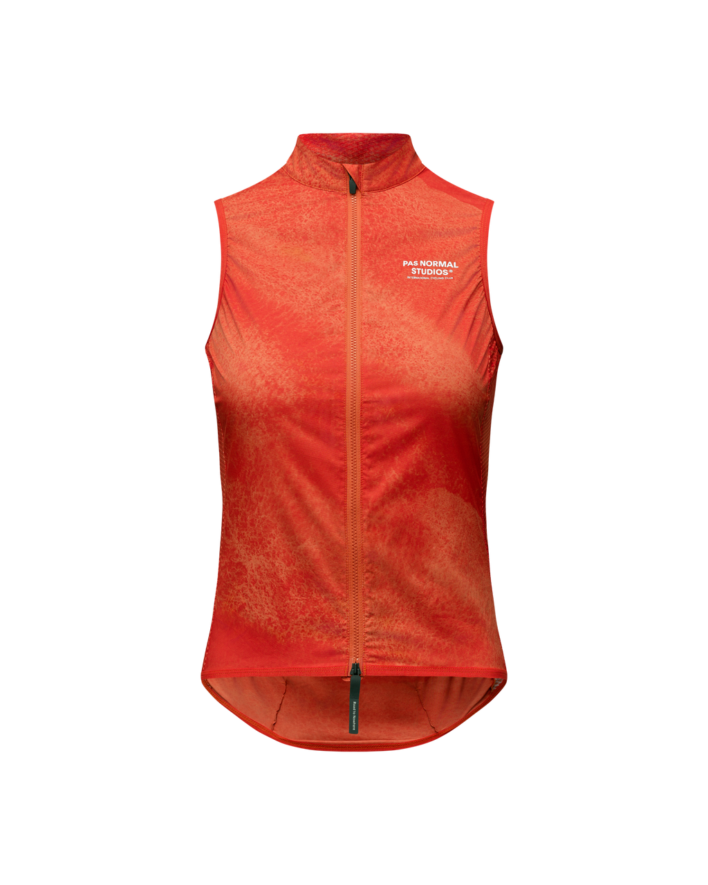 Women's Mechanism Stow Away Gilet - AOP Hibiscus Orange