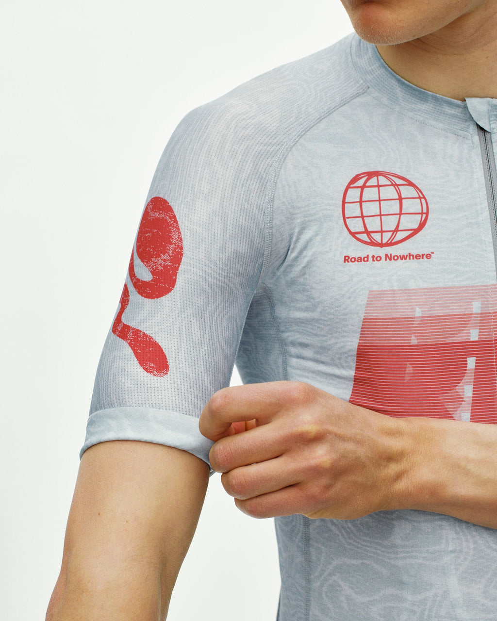 Mechanism Logo Jersey - AOP RTN Light Aqua