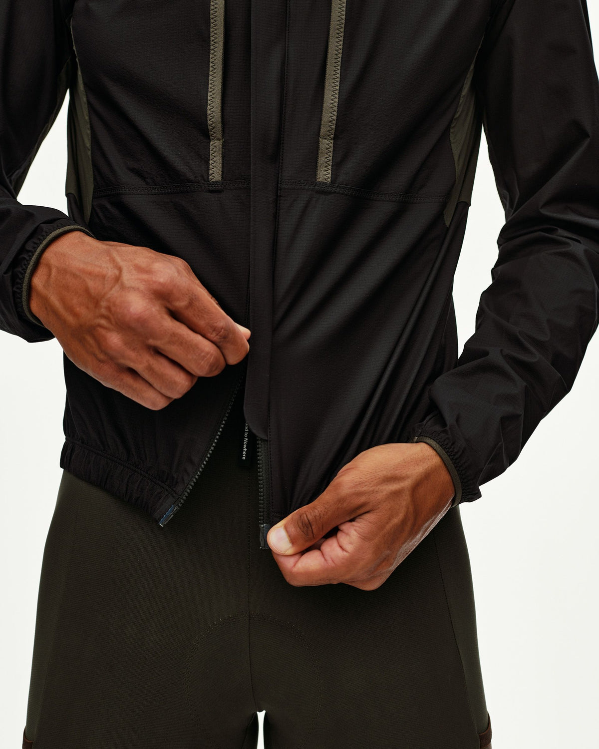 Escapism Hooded Lightweight Jacket - Black