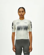 Women's Mechanism Logo Jersey - AOP RTN Off White