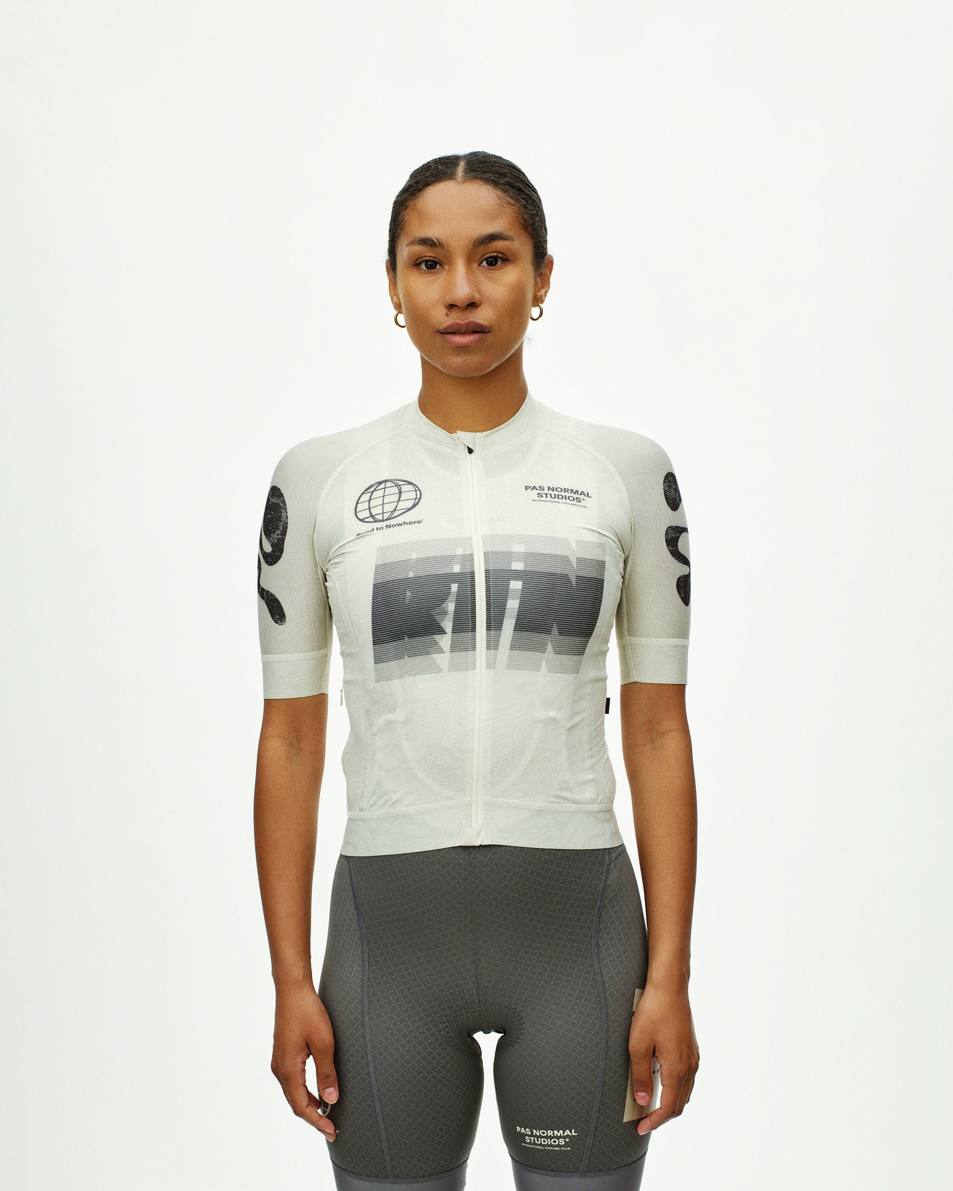 Women's Mechanism Logo Jersey - AOP RTN Off White