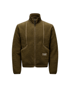 Off-Race Pile Fleece Jacket - Deep Olive