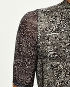 Women's Essential Light Jersey - AOP Grain Off White