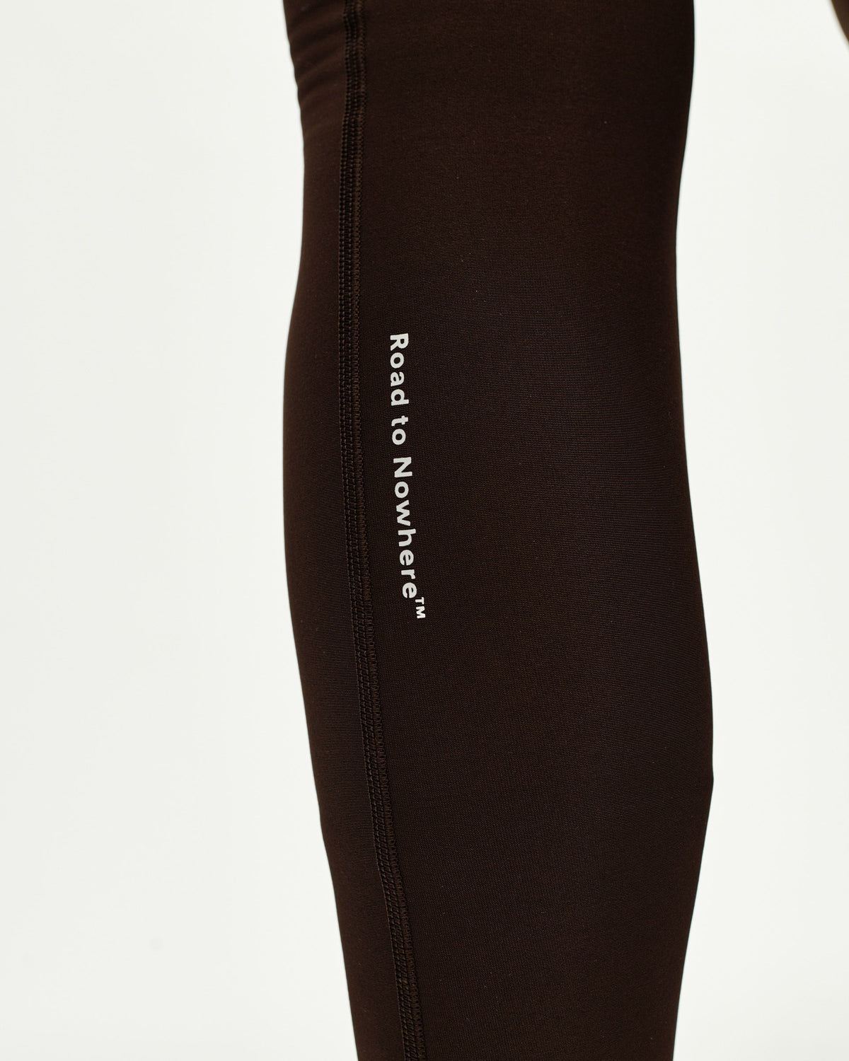 Women's Mechanism Thermal Long Bibs - Dark Coffee