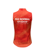 Women's Mechanism Stow Away Gilet - AOP Hibiscus Orange