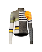 Women's Mechanism Long Sleeve Jersey - AOP International Sand