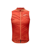 Mechanism Stow Away Gilet - AOP Hibiscus Orange