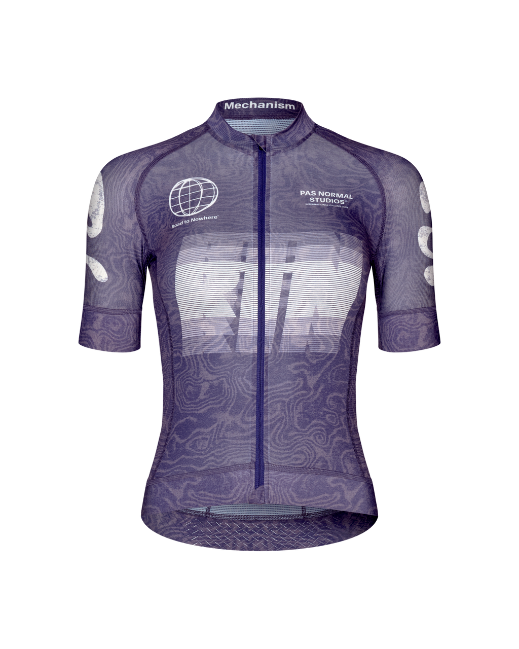 Women's Mechanism Logo Jersey - AOP RTN Dark Purple