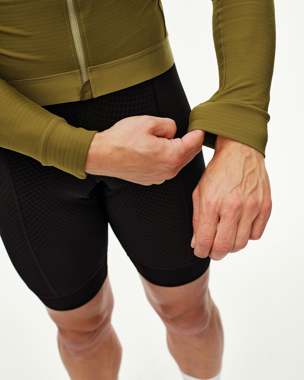 Essential Long Sleeve Jersey - Khaki Green