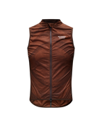Mechanism Stow Away Gilet - AOP Light brown