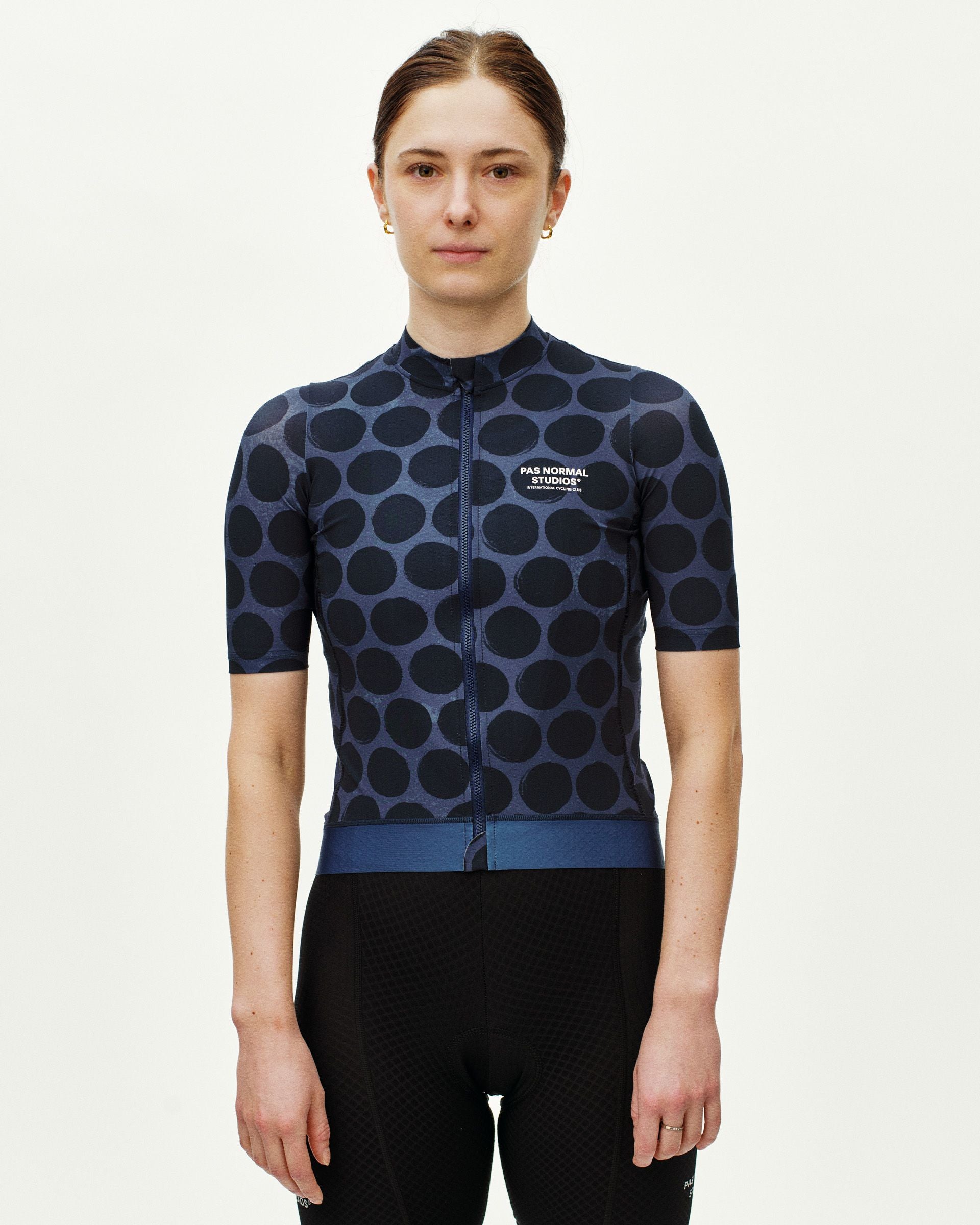 Women's Essential Jersey - Dot Dark Navy
