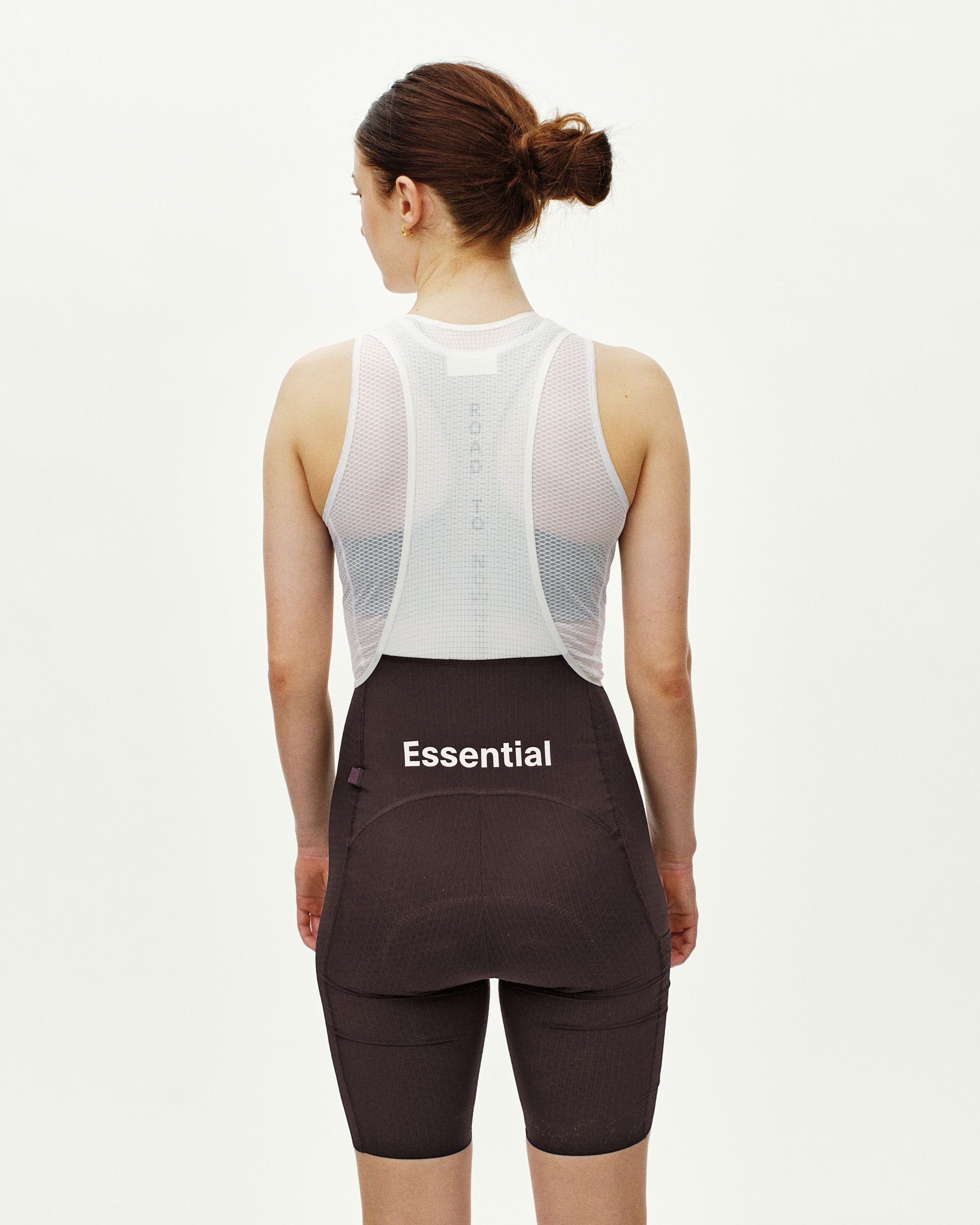 Women's Essential Light Cargo Bibs - Dark Purple