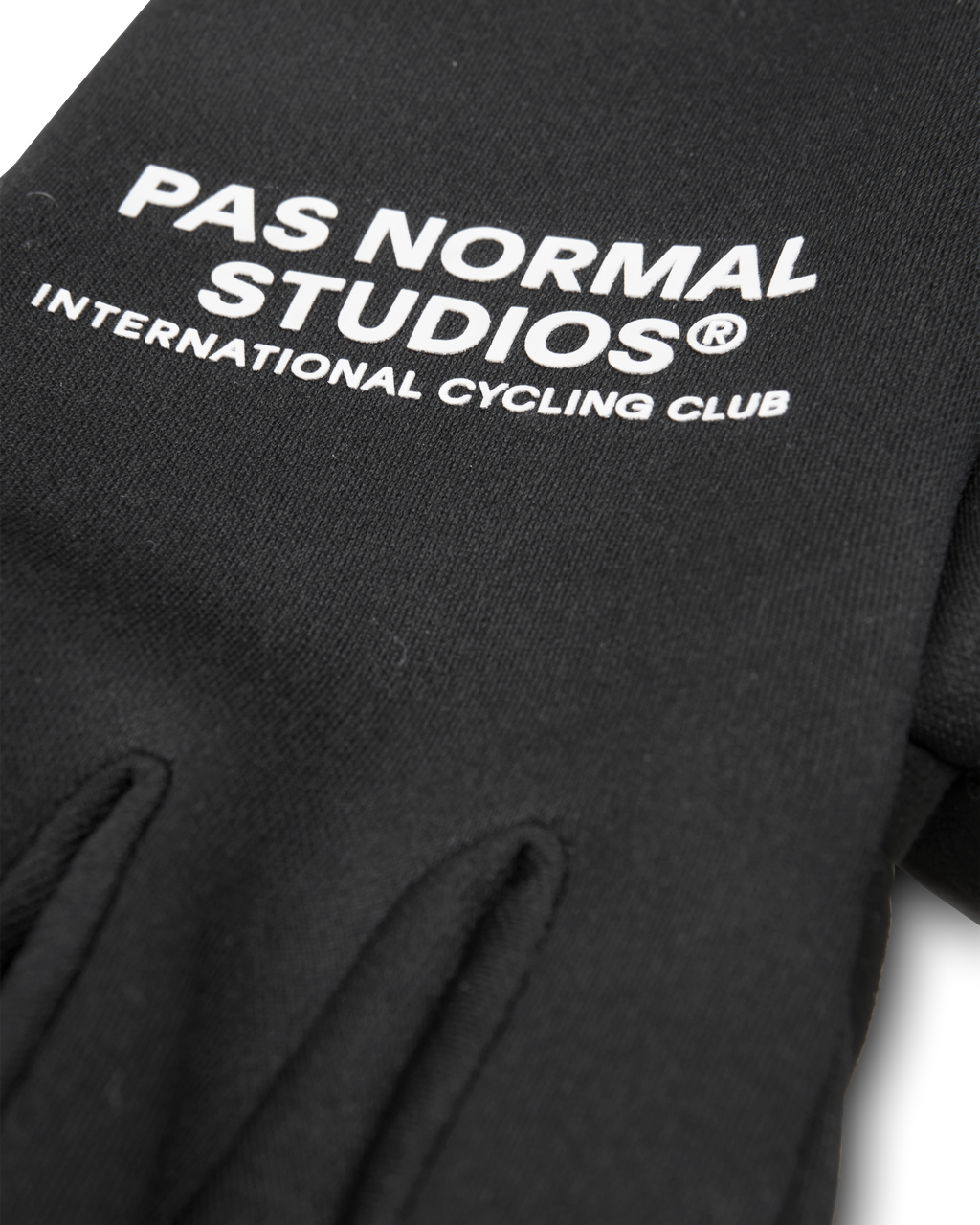 Logo Transition Gloves - Black