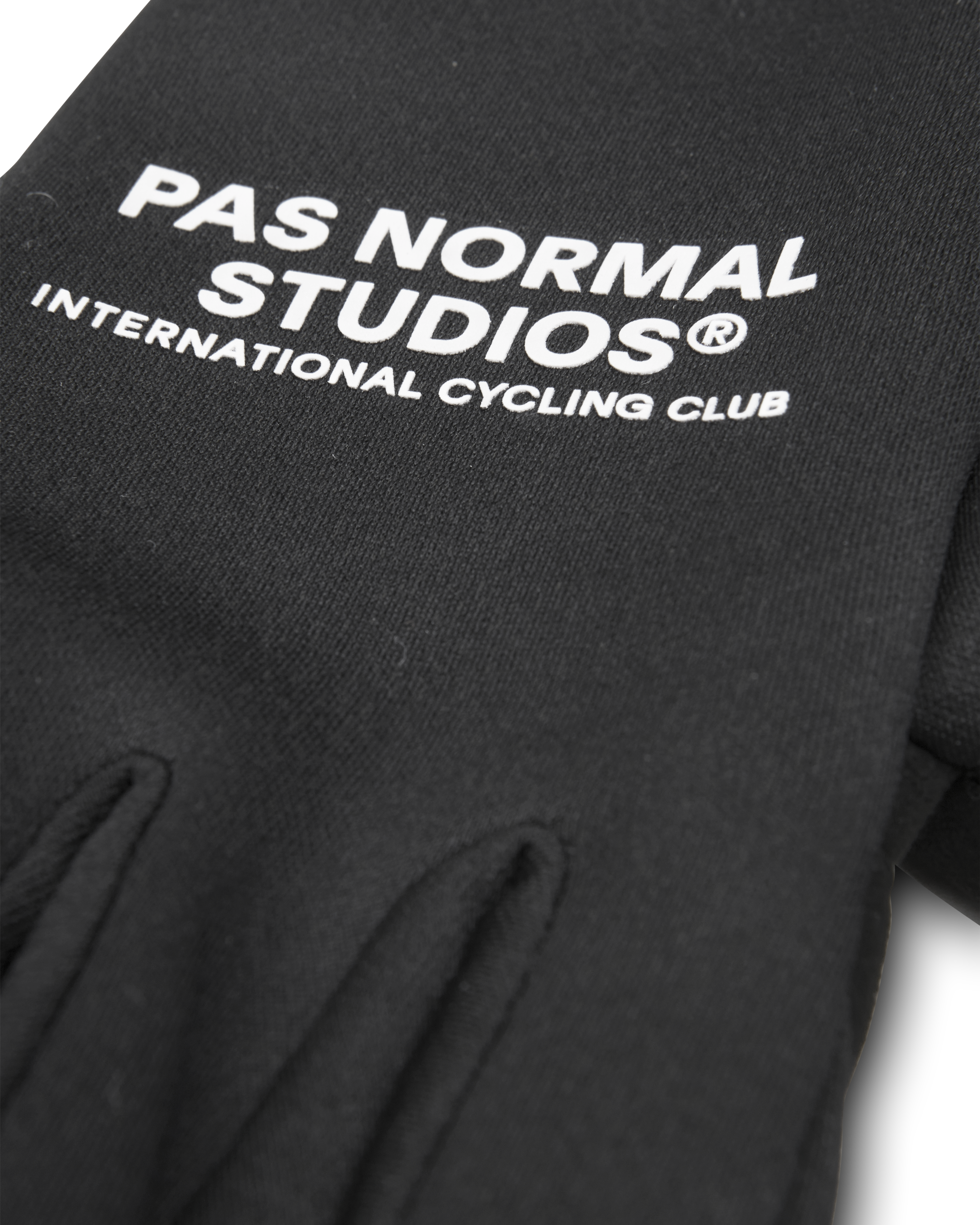 Logo Transition Gloves - Black