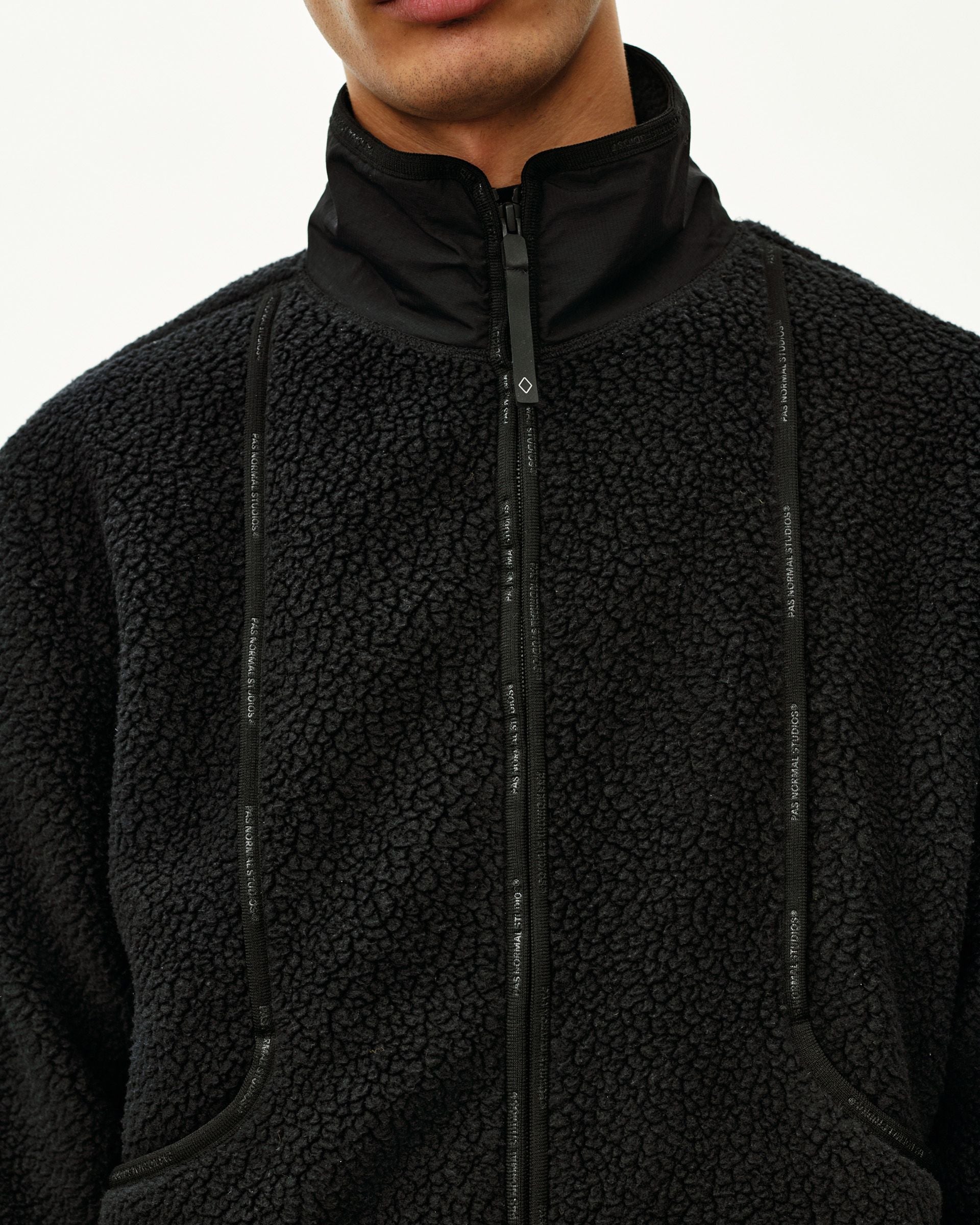 Off-Race Pile Fleece Jacket - Black