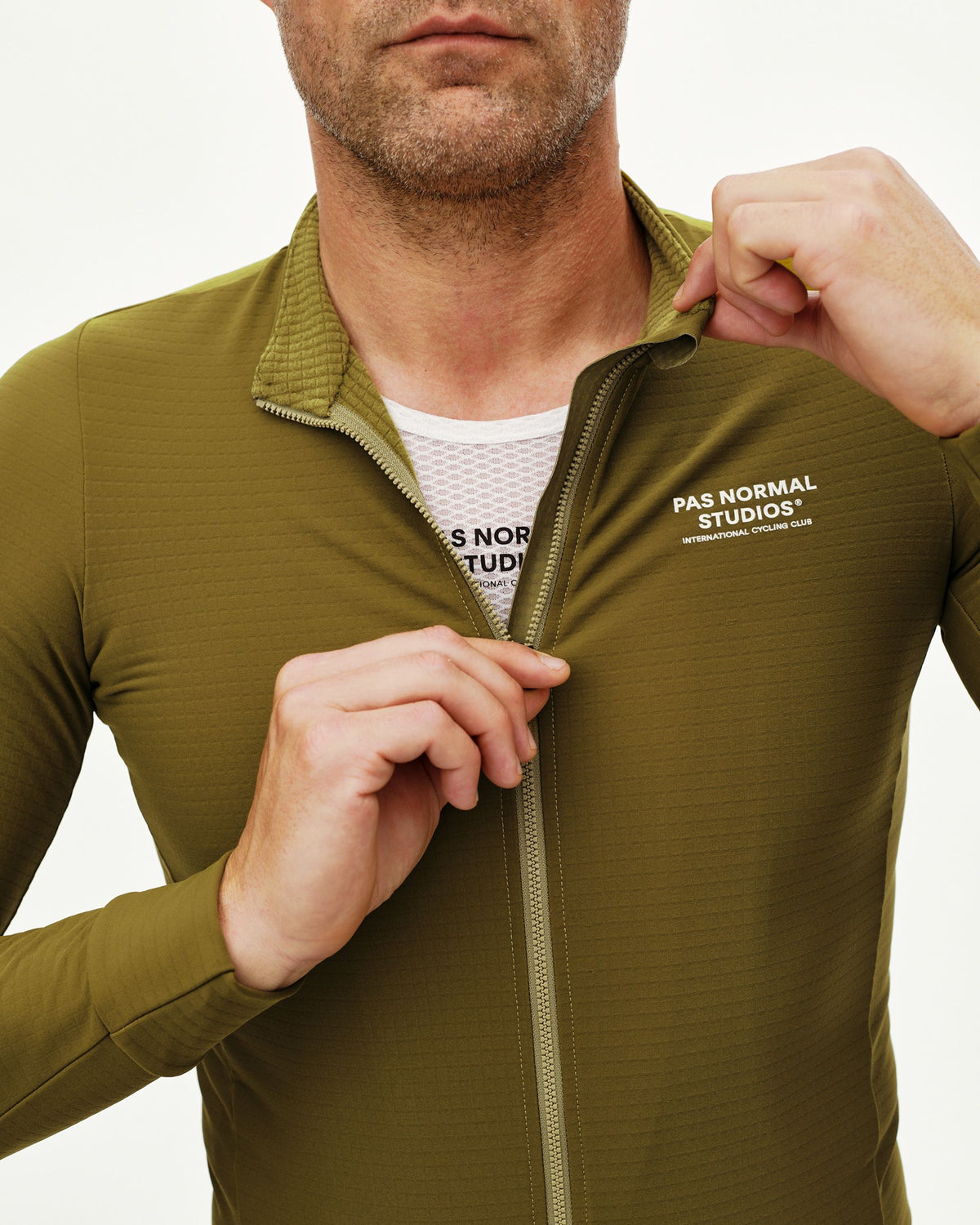 Essential Long Sleeve Jersey - Khaki Green