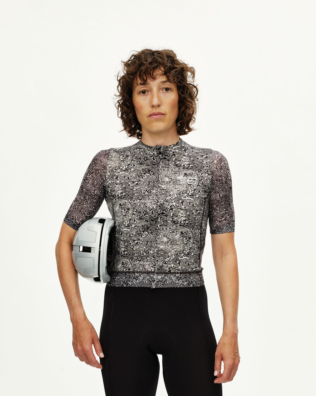 Women's Essential Light Jersey - AOP Grain Off White