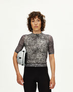 Women's Essential Light Jersey - AOP Grain Off White