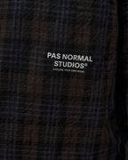 Off-Race Seersucker Shirt - Dark Navy