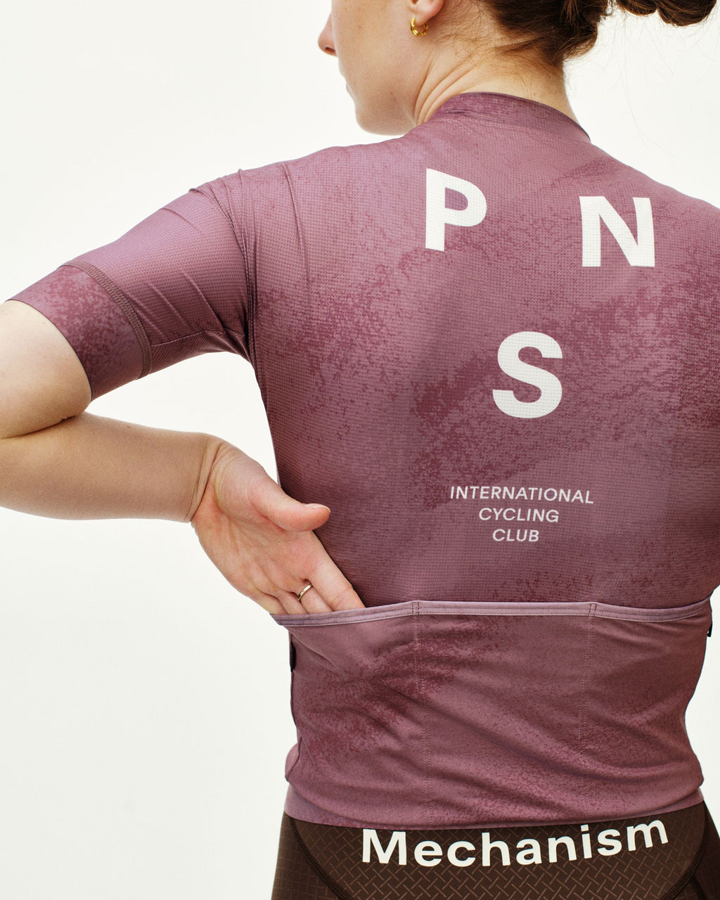 Women's Mechanism Jersey - AOP Dark Mauve