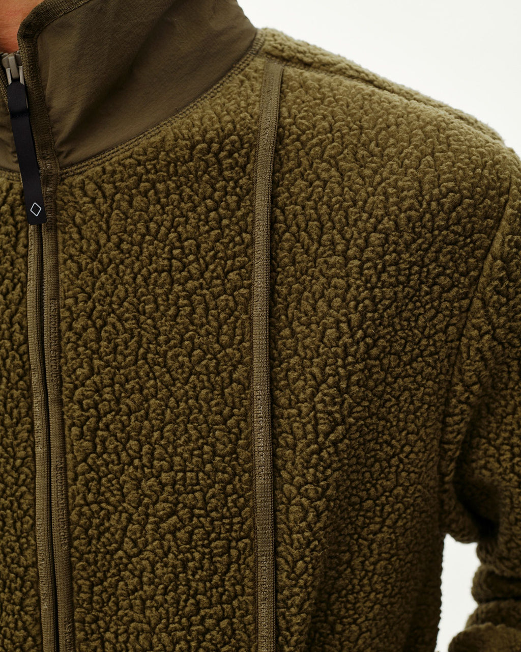 Off-Race Pile Fleece Jacket - Deep Olive