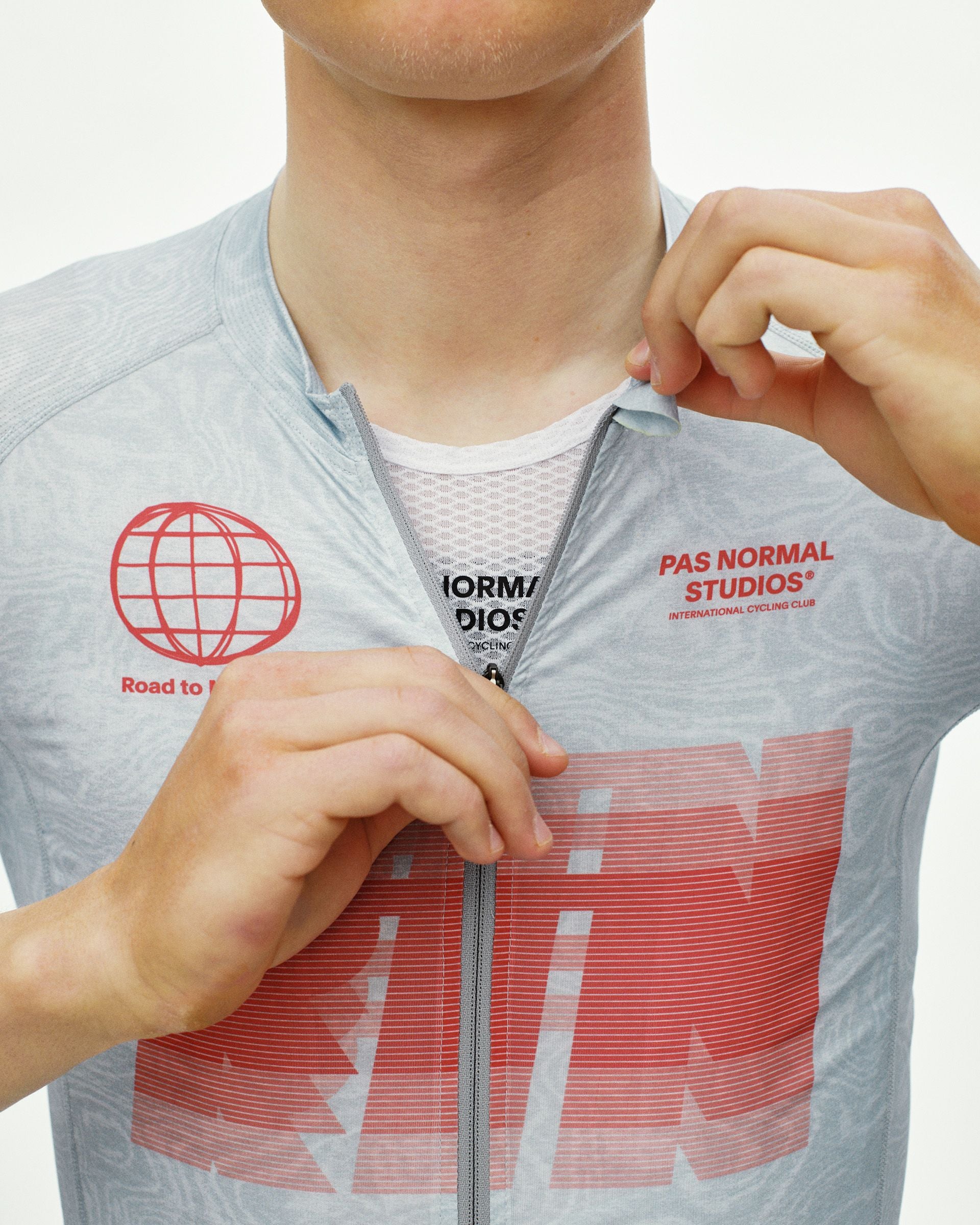 Mechanism Logo Jersey - AOP RTN Light Aqua