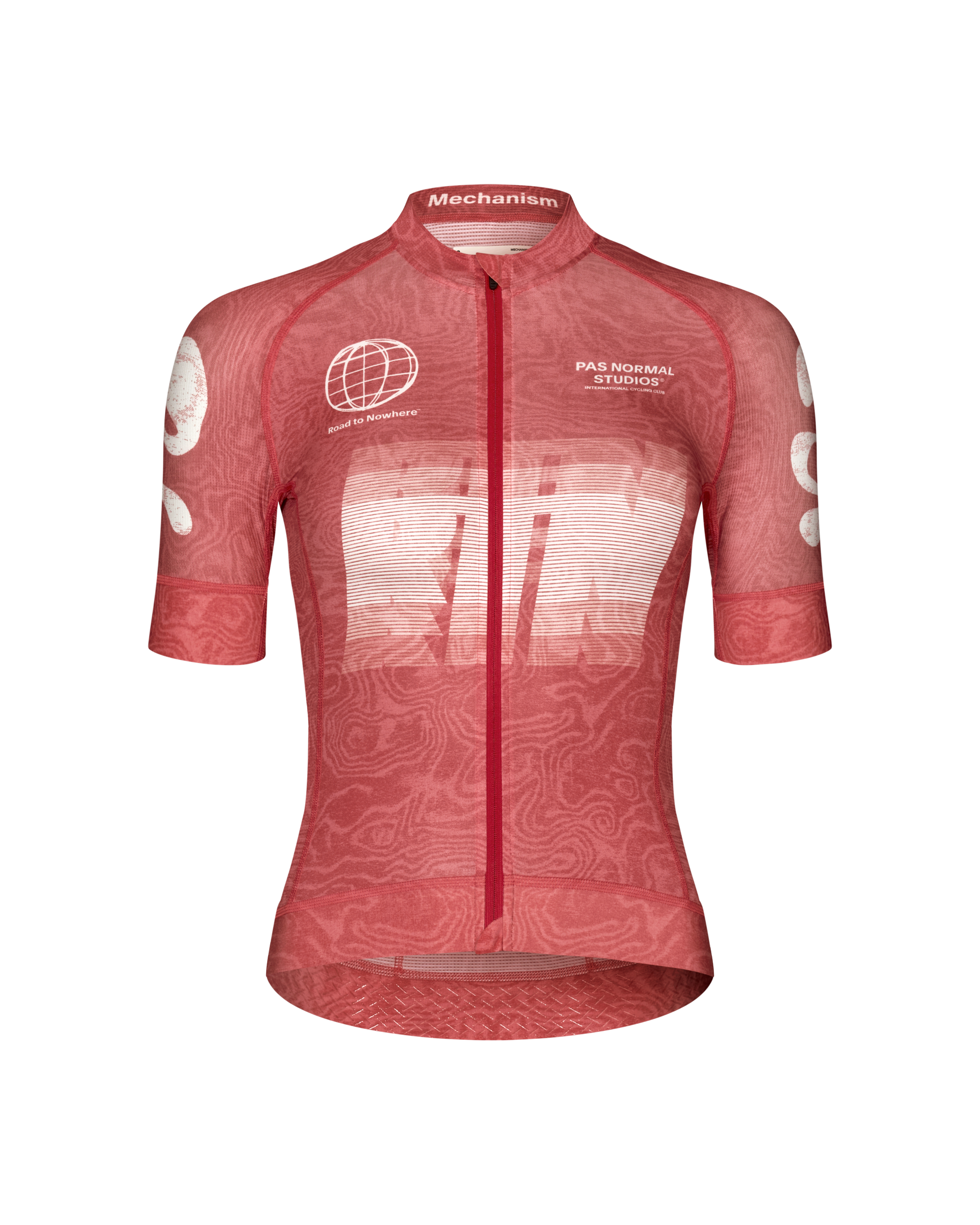 Women's Mechanism Logo Jersey - AOP RTN Classic red