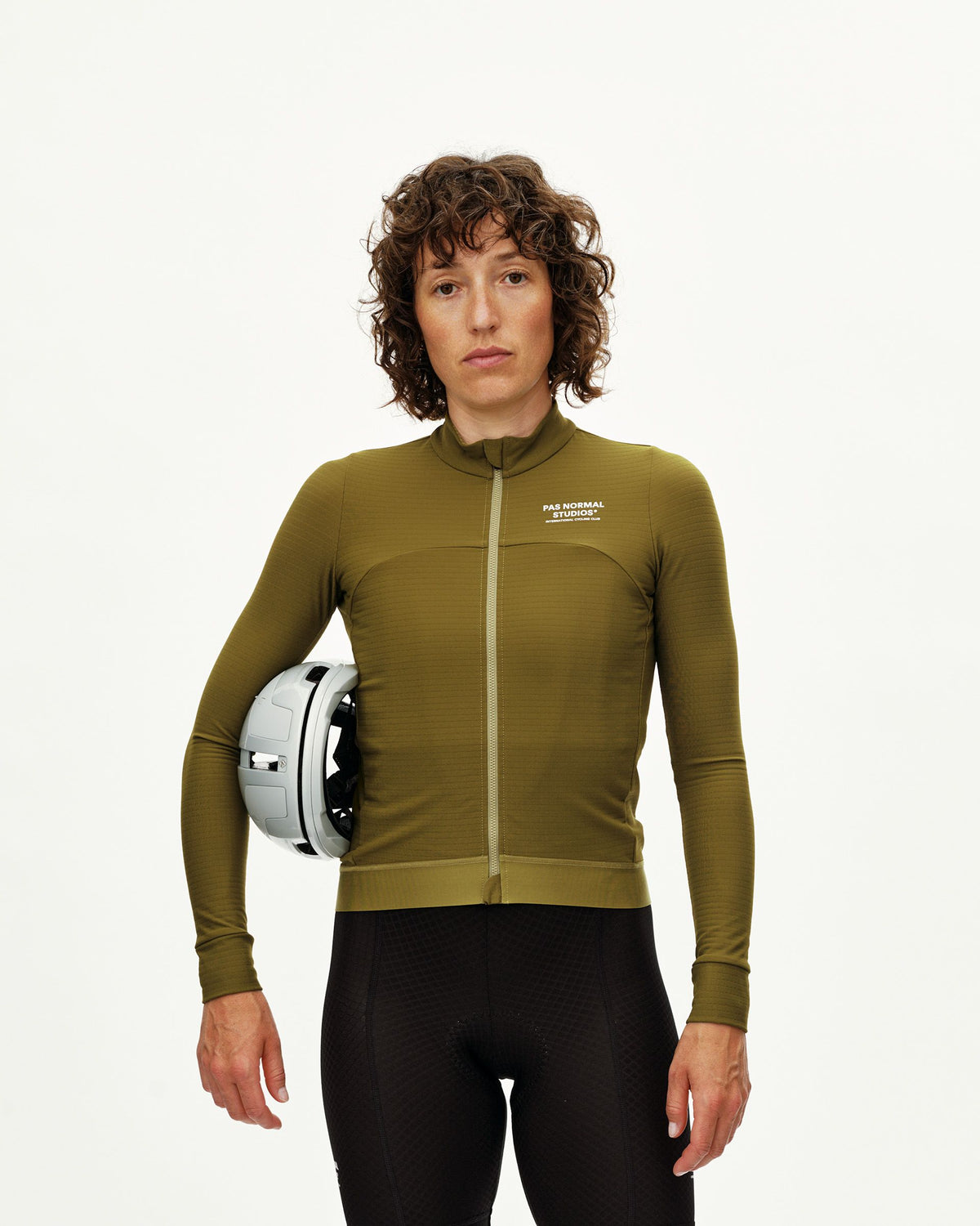 Women's Essential Long Sleeve Jersey - Khaki Green