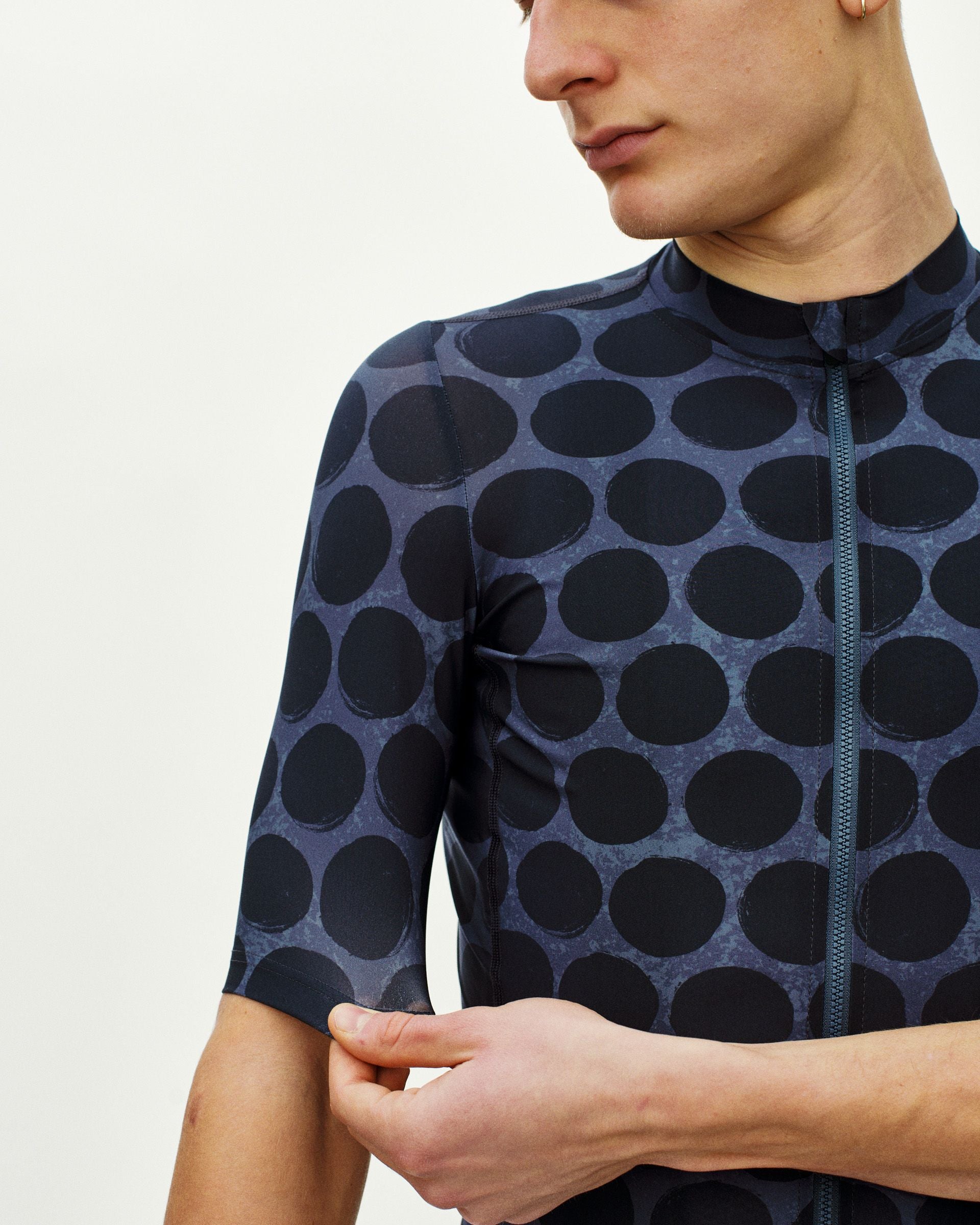 Essential Jersey - Dot Dark Navy