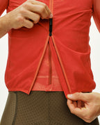 Mechanism Stow Away Gilet - AOP Hibiscus Orange
