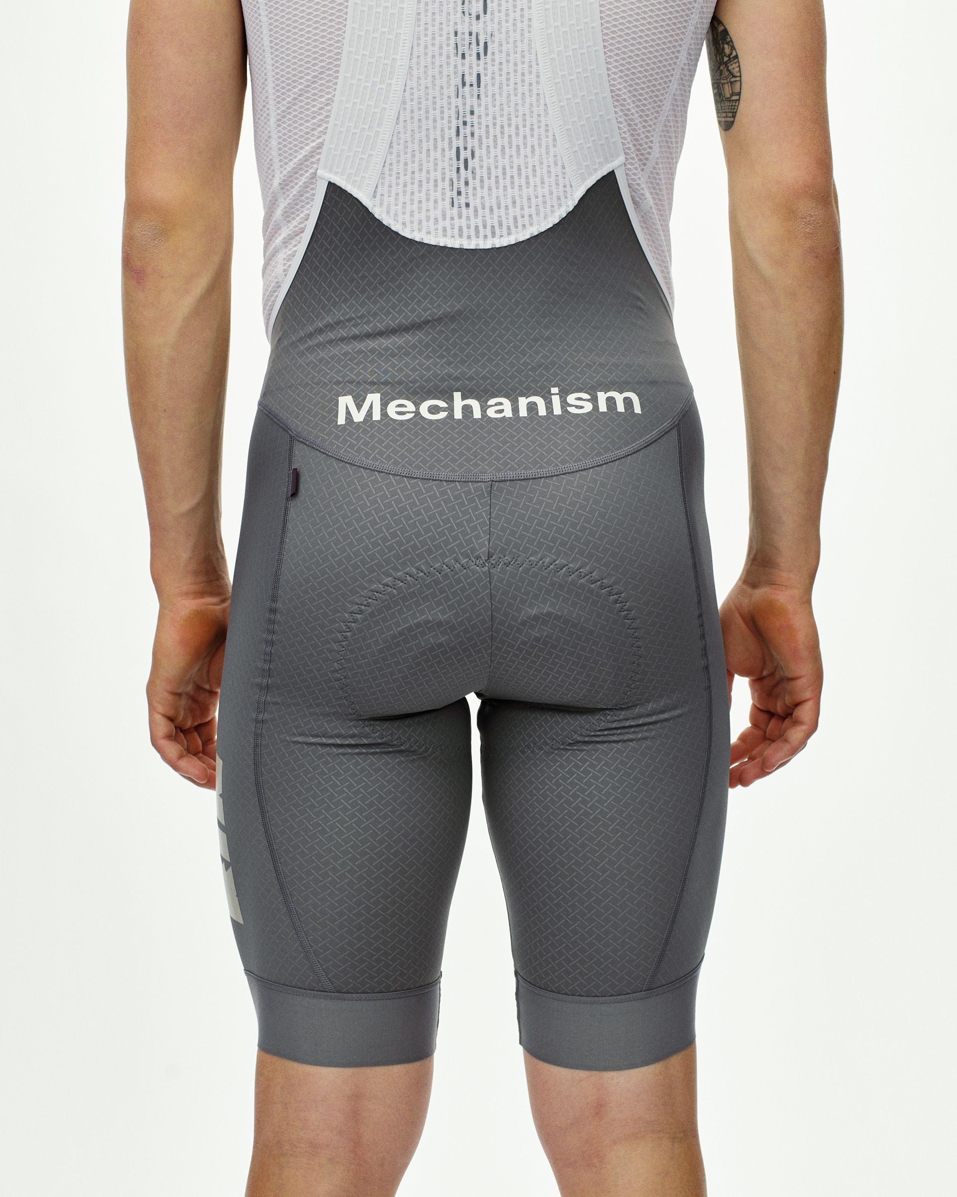Mechanism Logo Bibs - Medium Grey