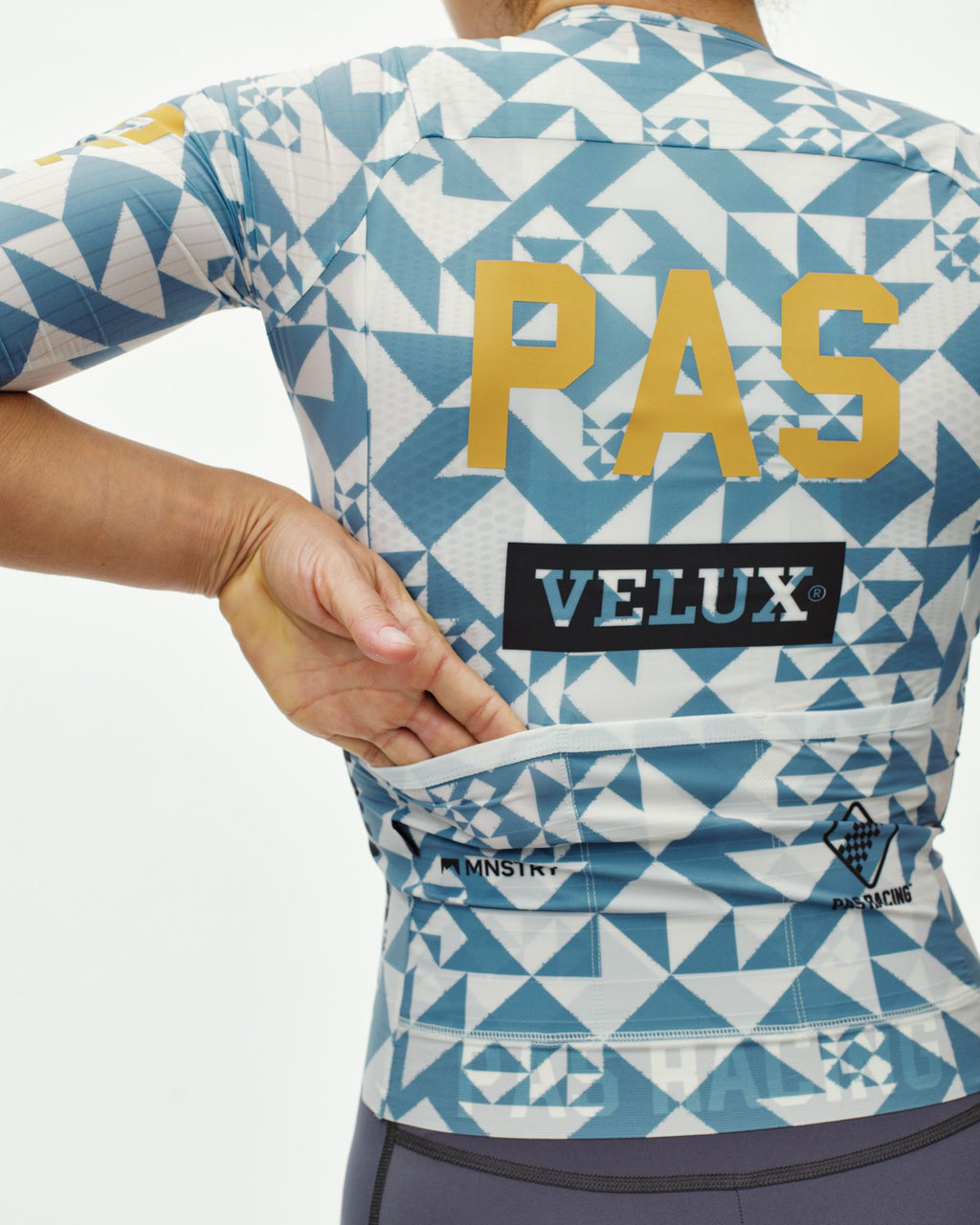 Women's PAS Racing Mechanism Pro Jersey - AOP Origami Light Blue