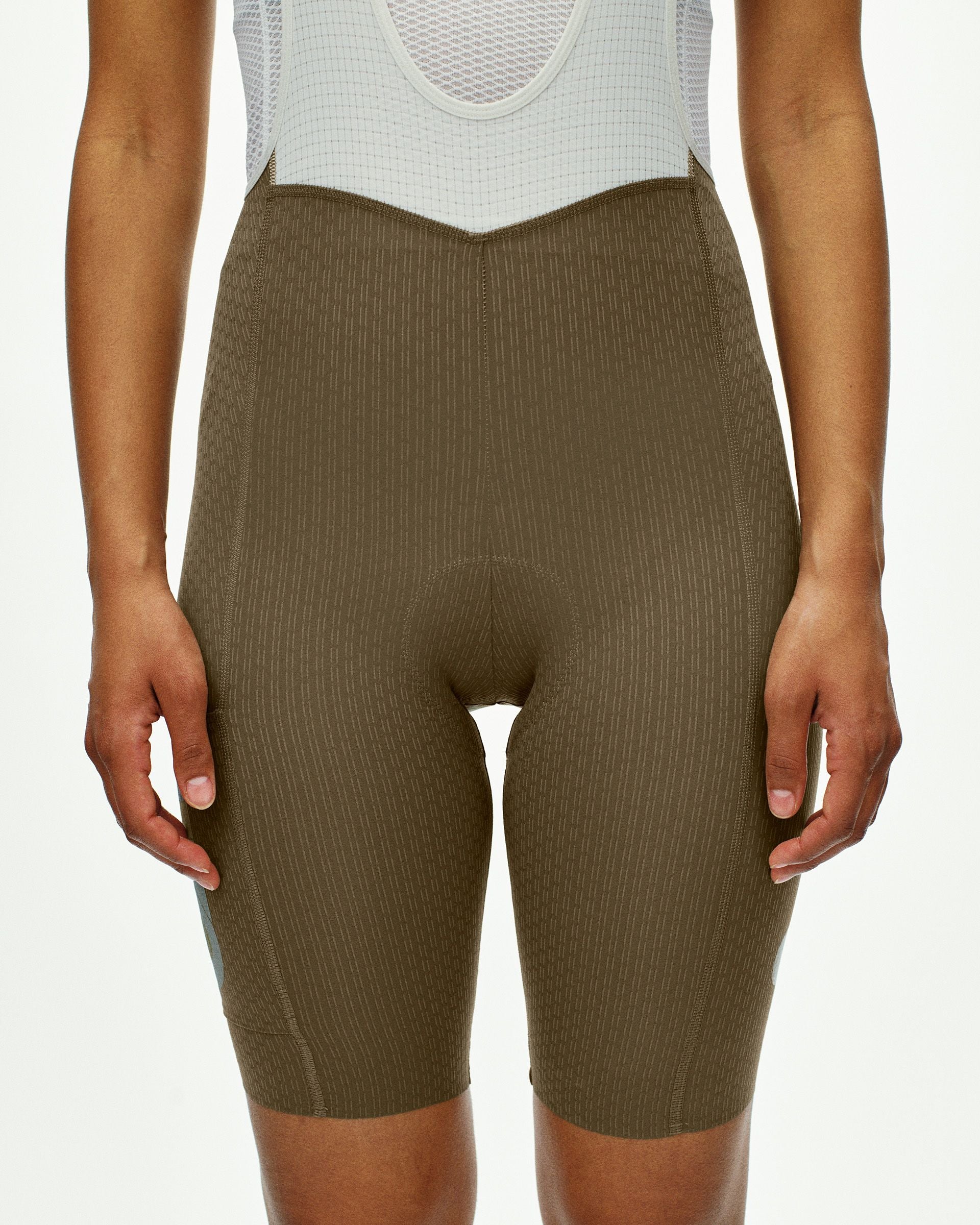 Women's T.K.O. Essential Light Cargo Bibs - Dark Stone