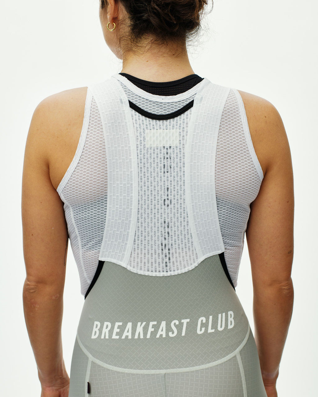 Women's Breakfast Club Mechanism Bibs - Light Grey