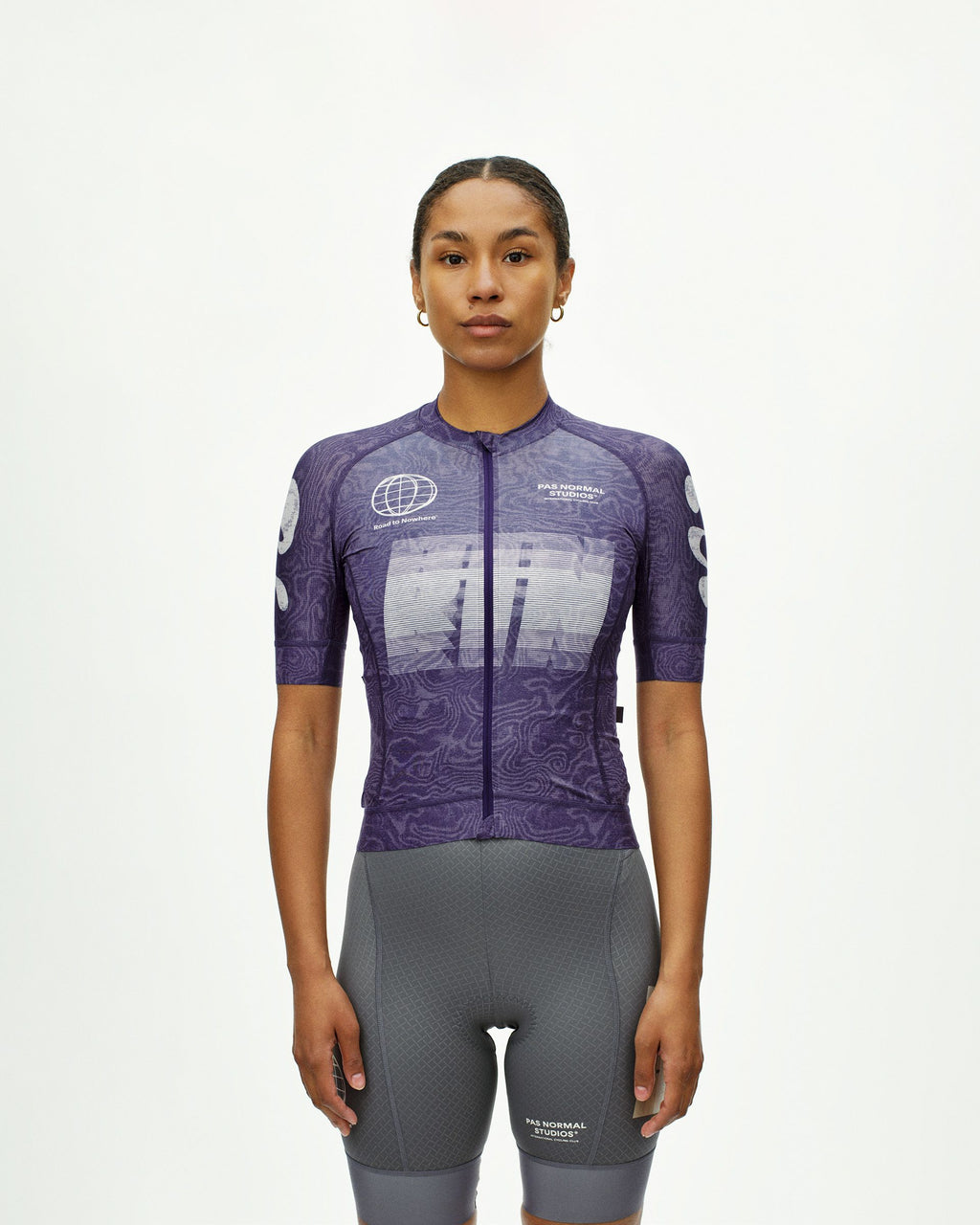 Women's Mechanism Logo Jersey - AOP RTN Dark Purple