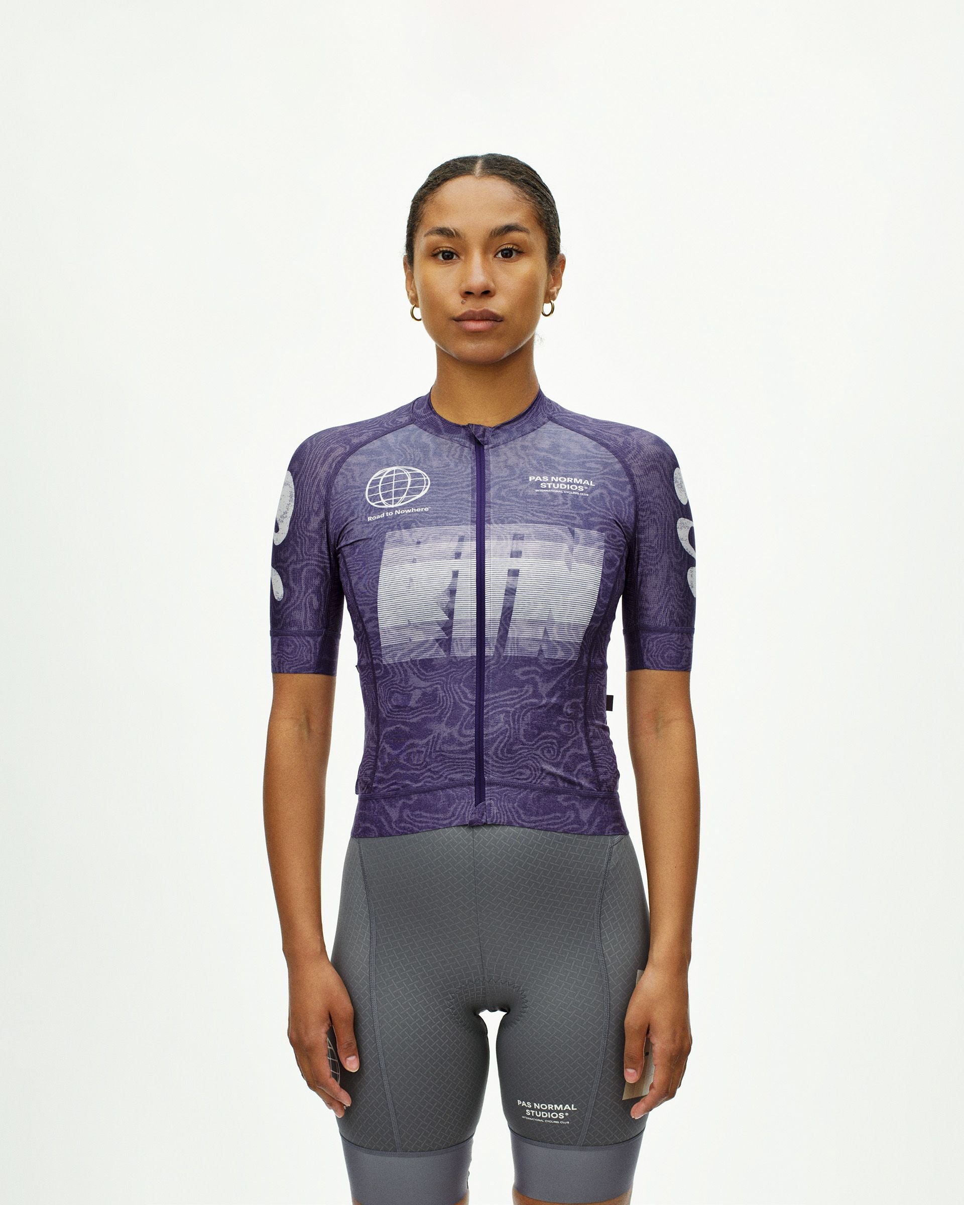 Women's Mechanism Logo Jersey - AOP RTN Dark Purple