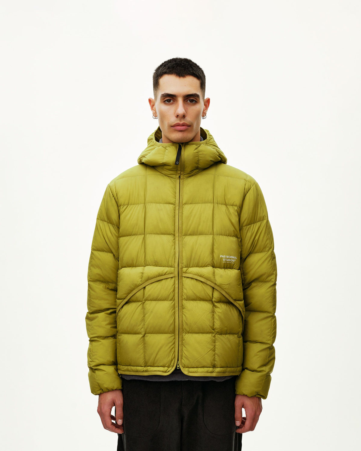 Off-Race Down Liner Jacket - Dark Lime