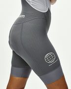 Women's Mechanism Logo Bibs - Medium Grey