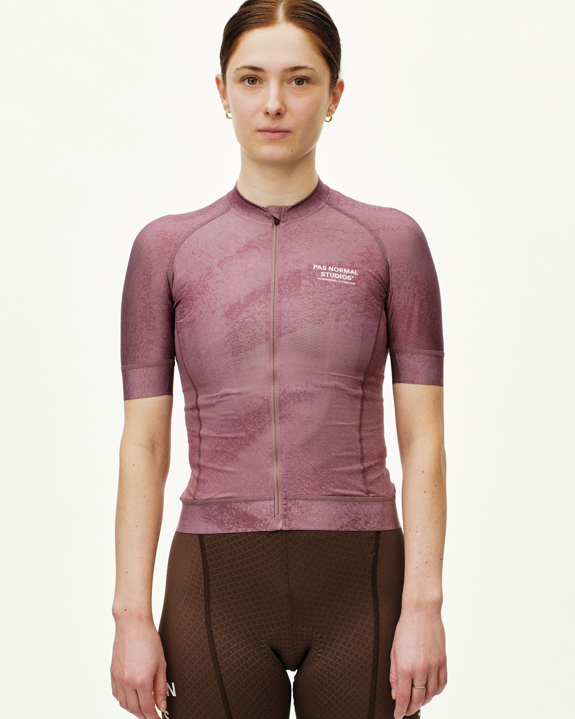 Women's Mechanism Jersey - AOP Dark Mauve