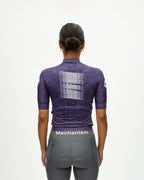 Women's Mechanism Logo Jersey - AOP RTN Dark Purple