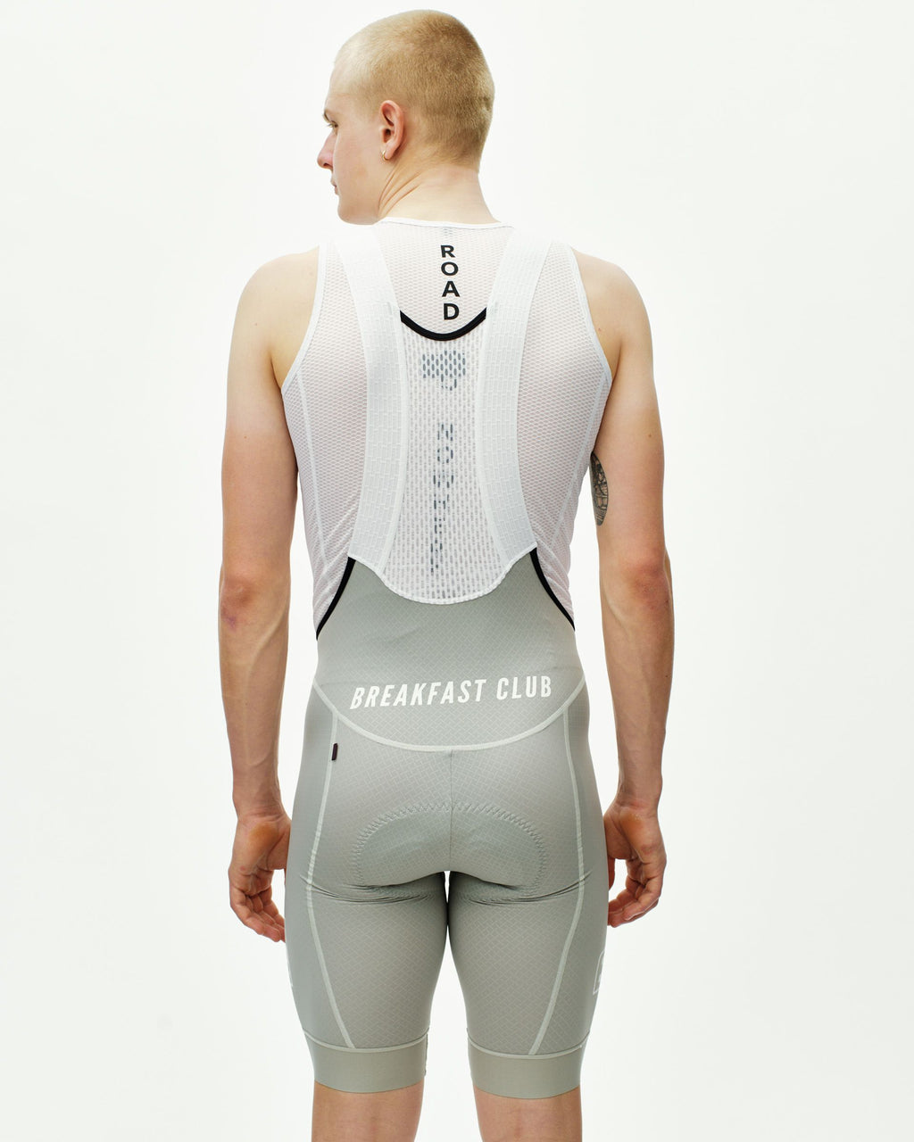 Breakfast Club Mechanism Bibs - Light Grey