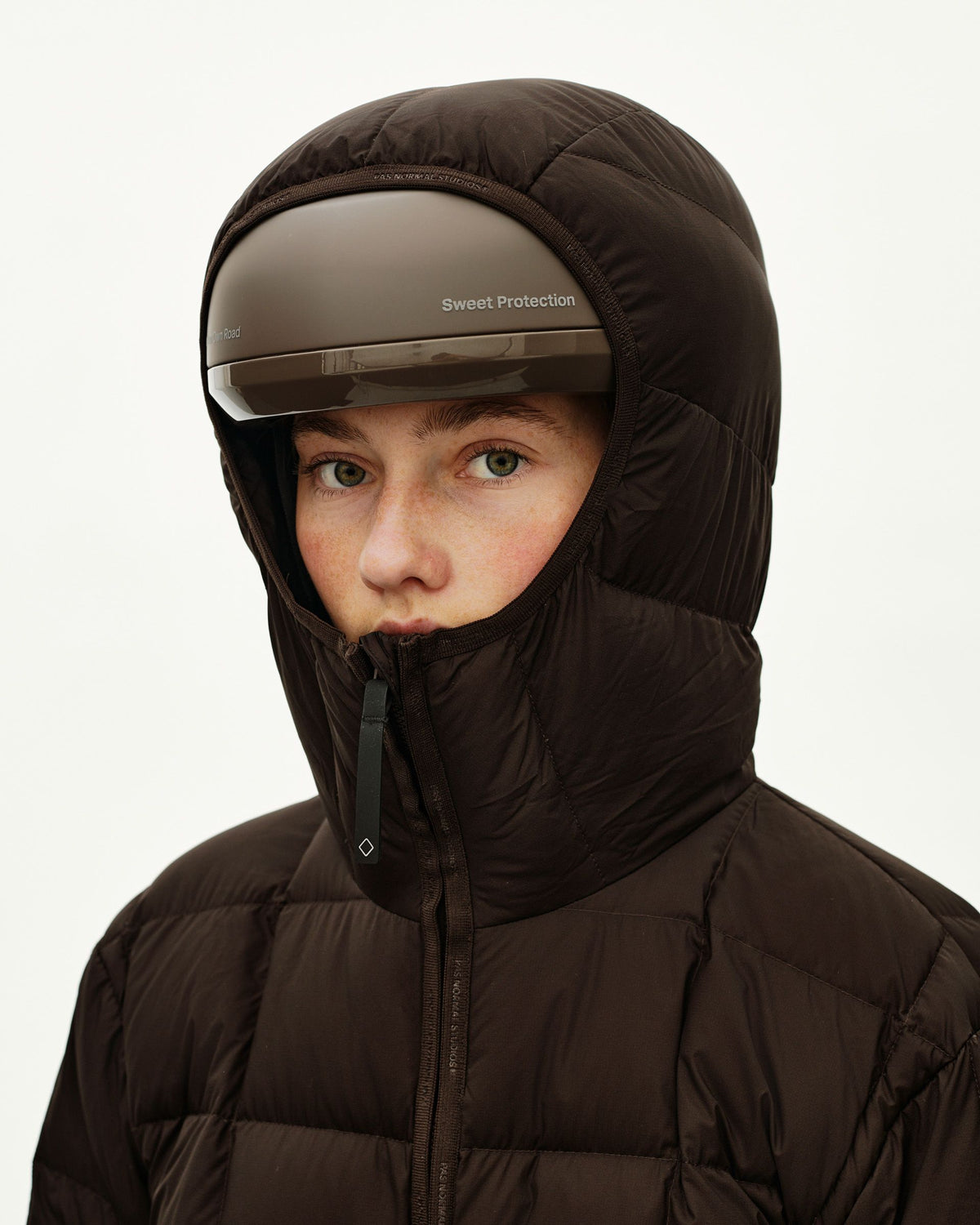 Off-Race Down Liner Jacket - Dark Coffee